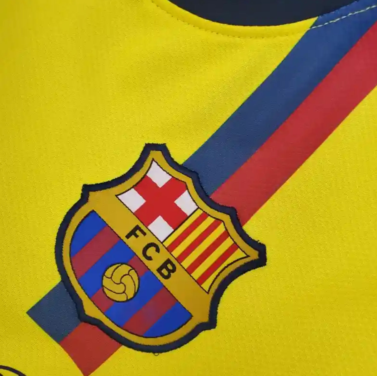 Gelbes Retro-Auswärtstrikot des FC Barcelona 08/09