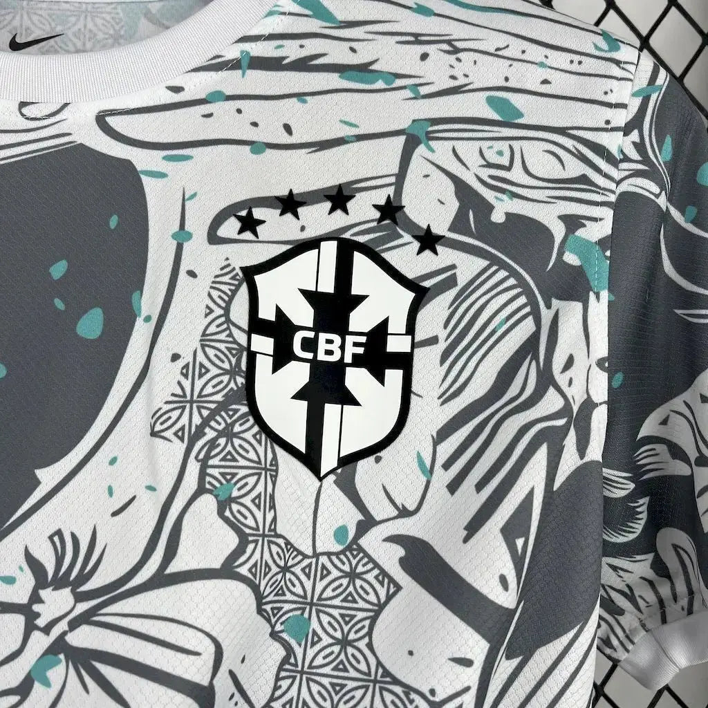 Maillot spécial perroquet bleu du Brésil 2025 Fábrica das Tailandesas