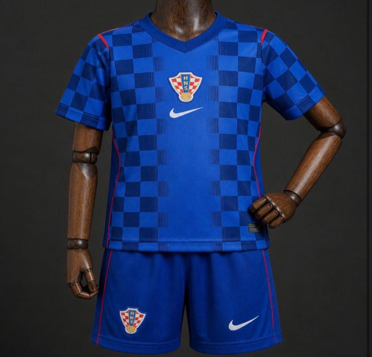 Maillot Enfant Croatie Extérieur 2026 CDM Fábrica das Tailandesas