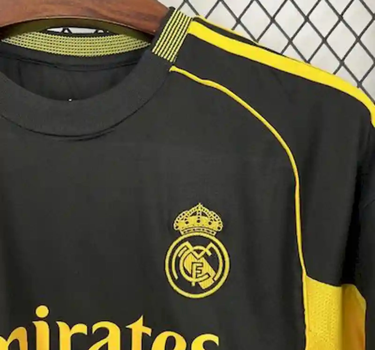 Real Madrid Special Black and Yellow Jersey 25/26