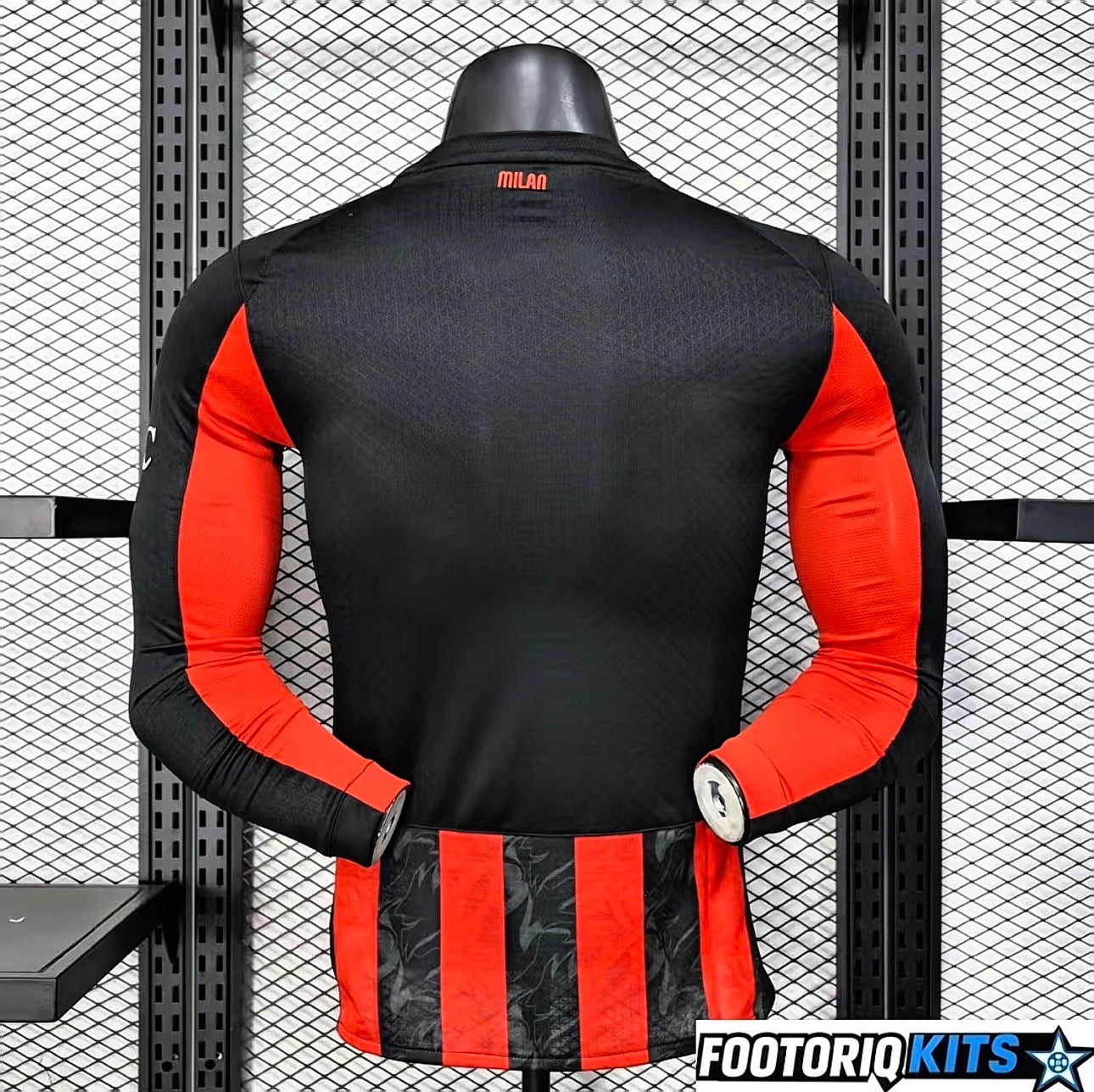 Version Joueur Maillot Manches Longues AC Milan Domicile 25/26