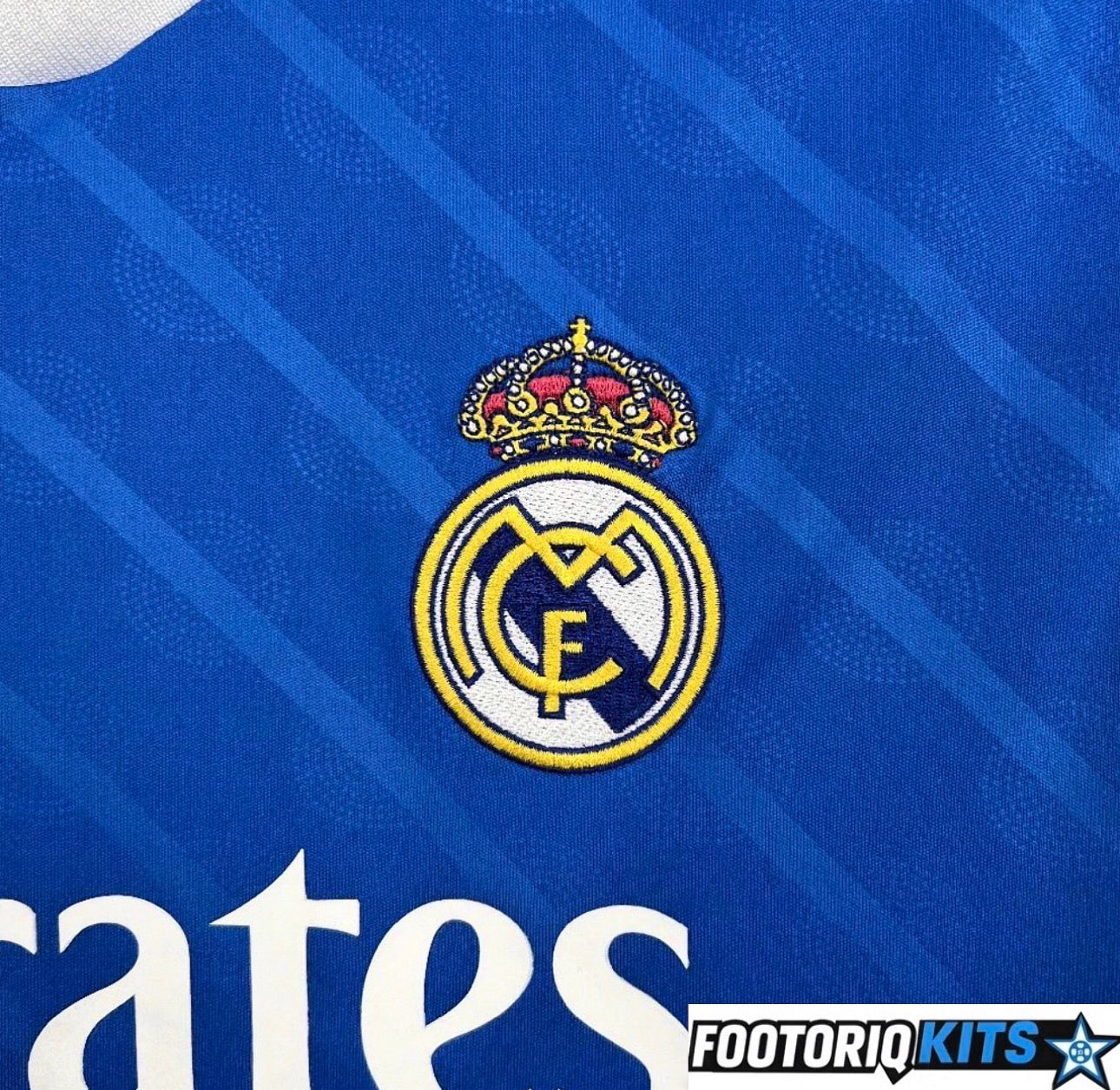 Maillot Manches Longues Real Madrid 3rd Extérieur Bleu 25/26