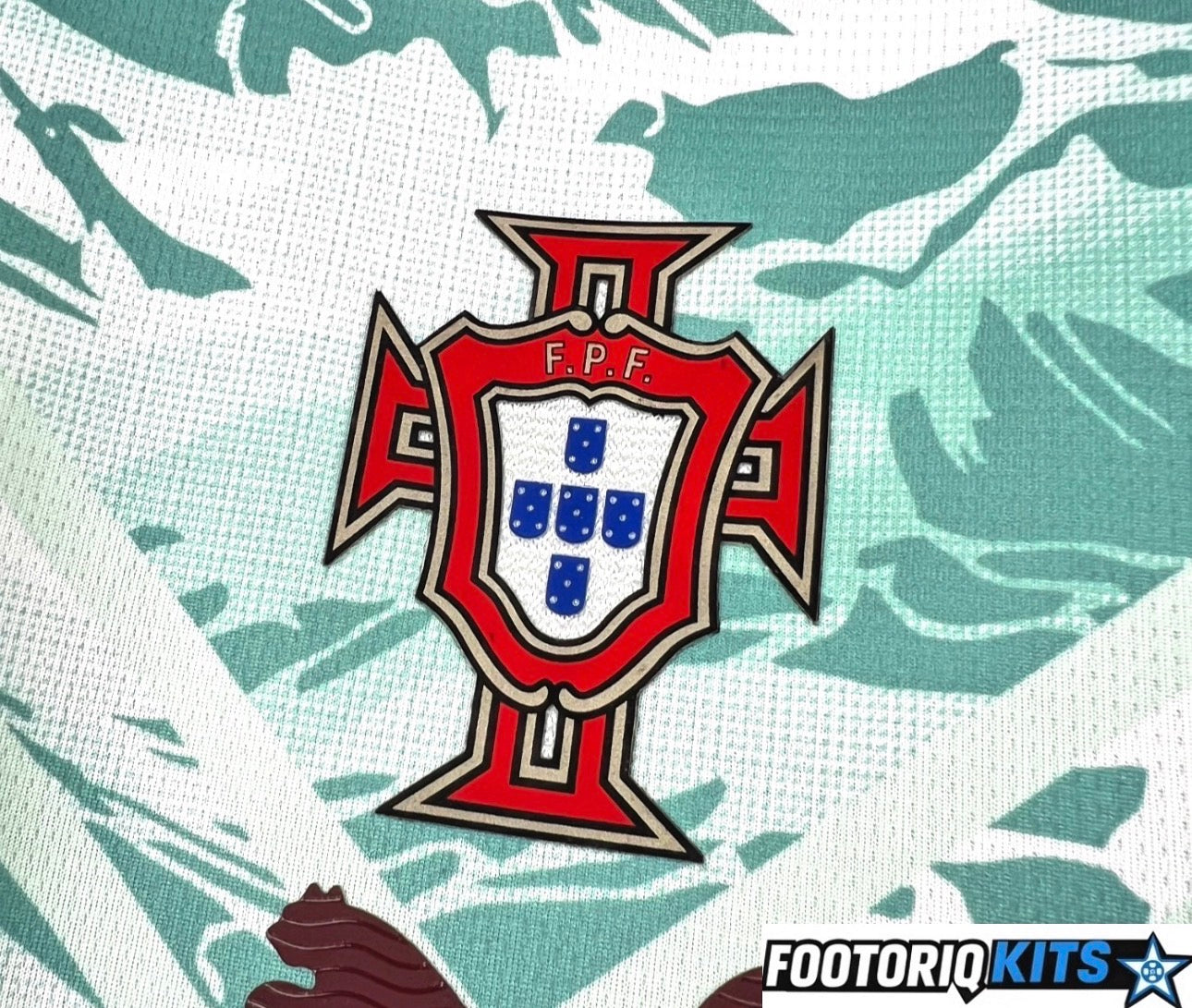 Maillot Portugal Extérieur Cyan 25/26 Coupe Du Monde