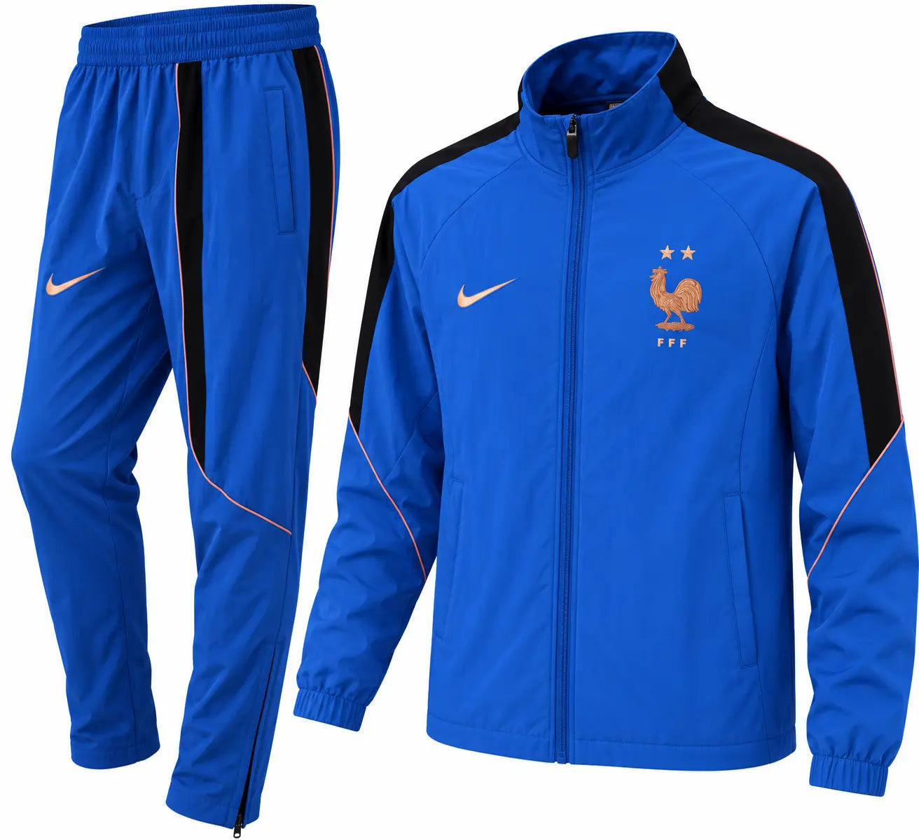 Kit Survêtement Coupe-Vent France Bleu Roi 2026/27