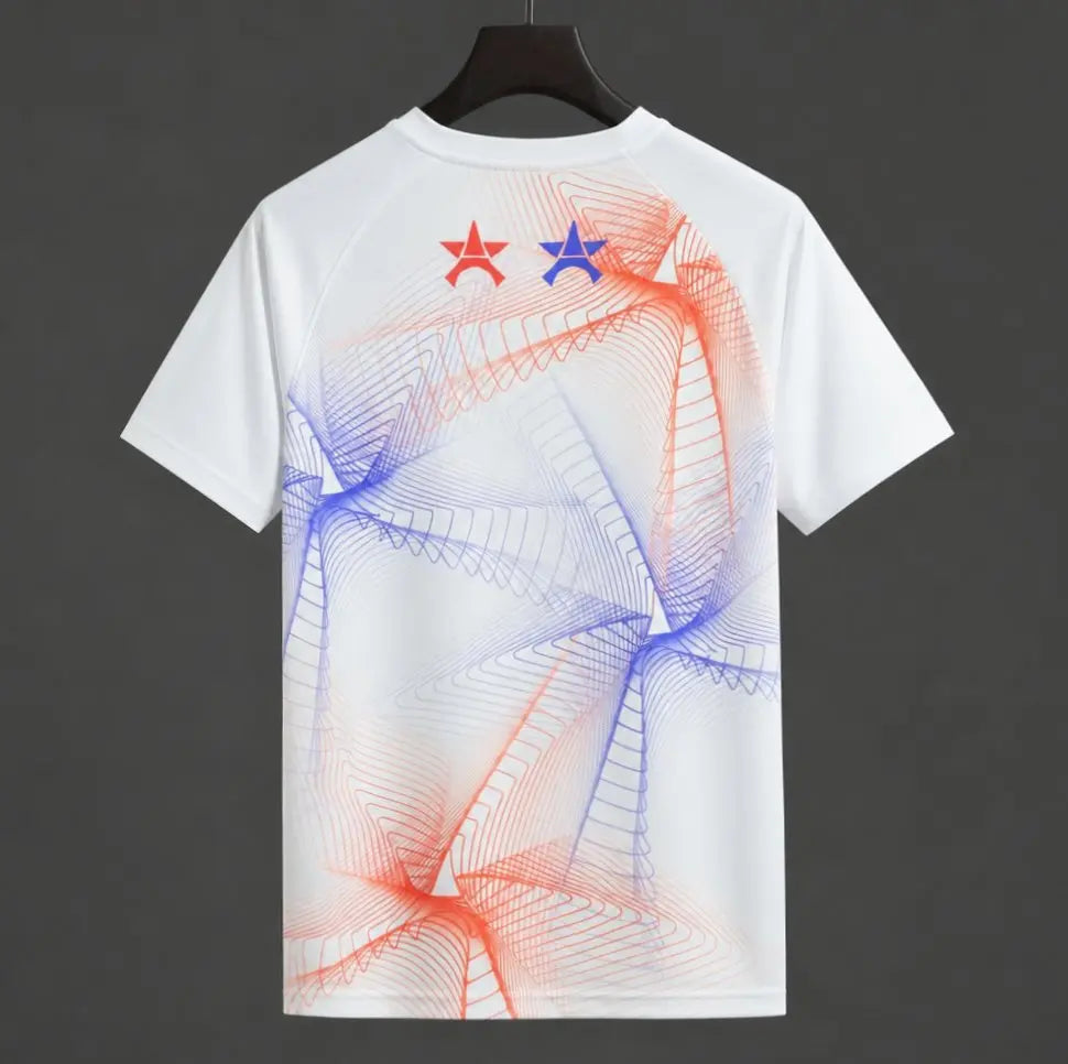 Maillot PSG Avant-Match Blanc Bleu Rouge 2026/27 Fábrica das Tailandesas