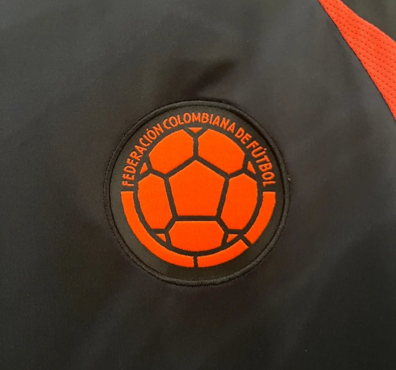 Colombia Away Jersey Black and Orange 2024