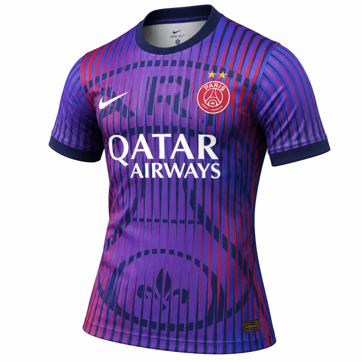 Maillot PSG Édition Spéciale Rayé 2 Étoiles 2026/27 Fábrica das Tailandesas