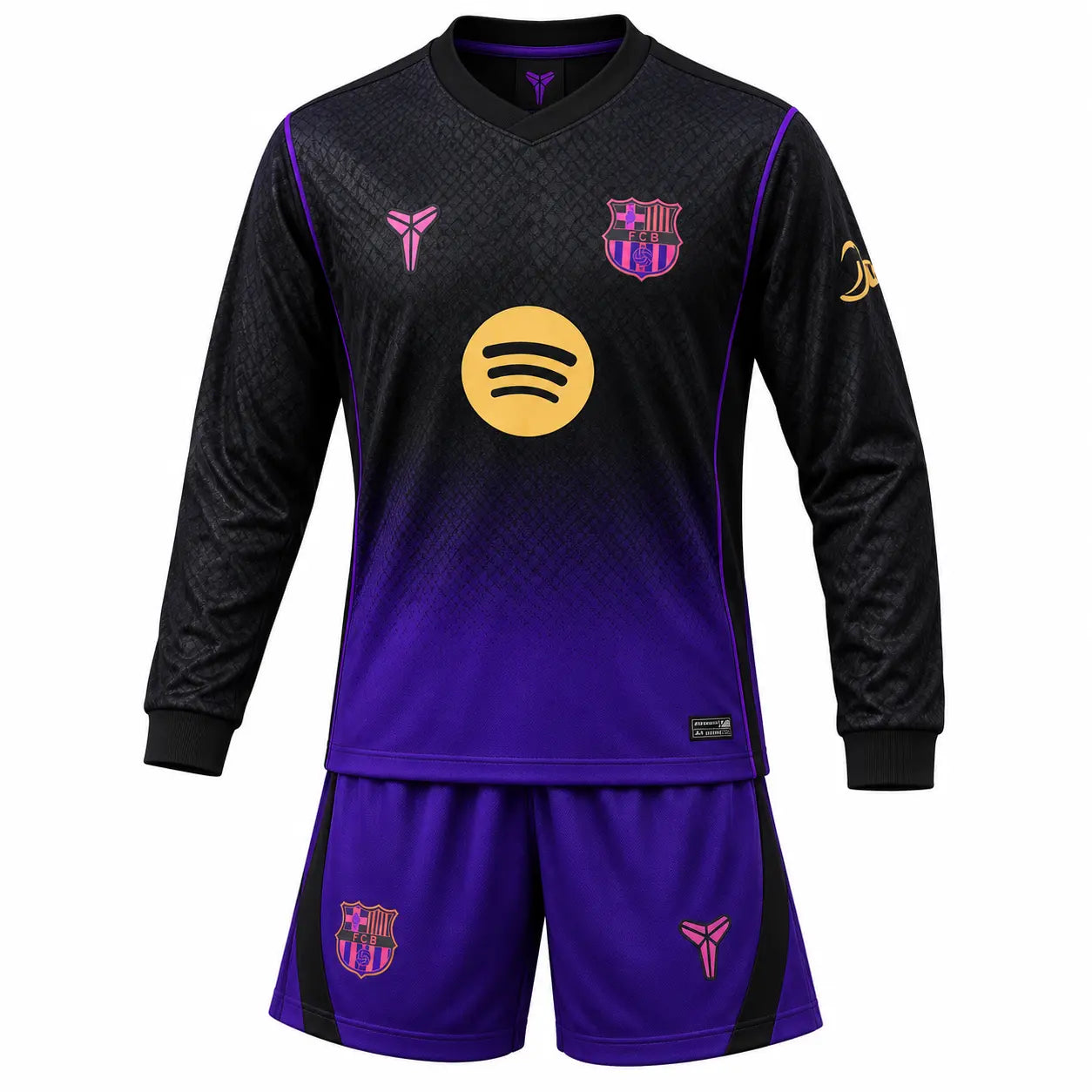 FC Barcelona Away 2026/27 Long Sleeve Kids Kit