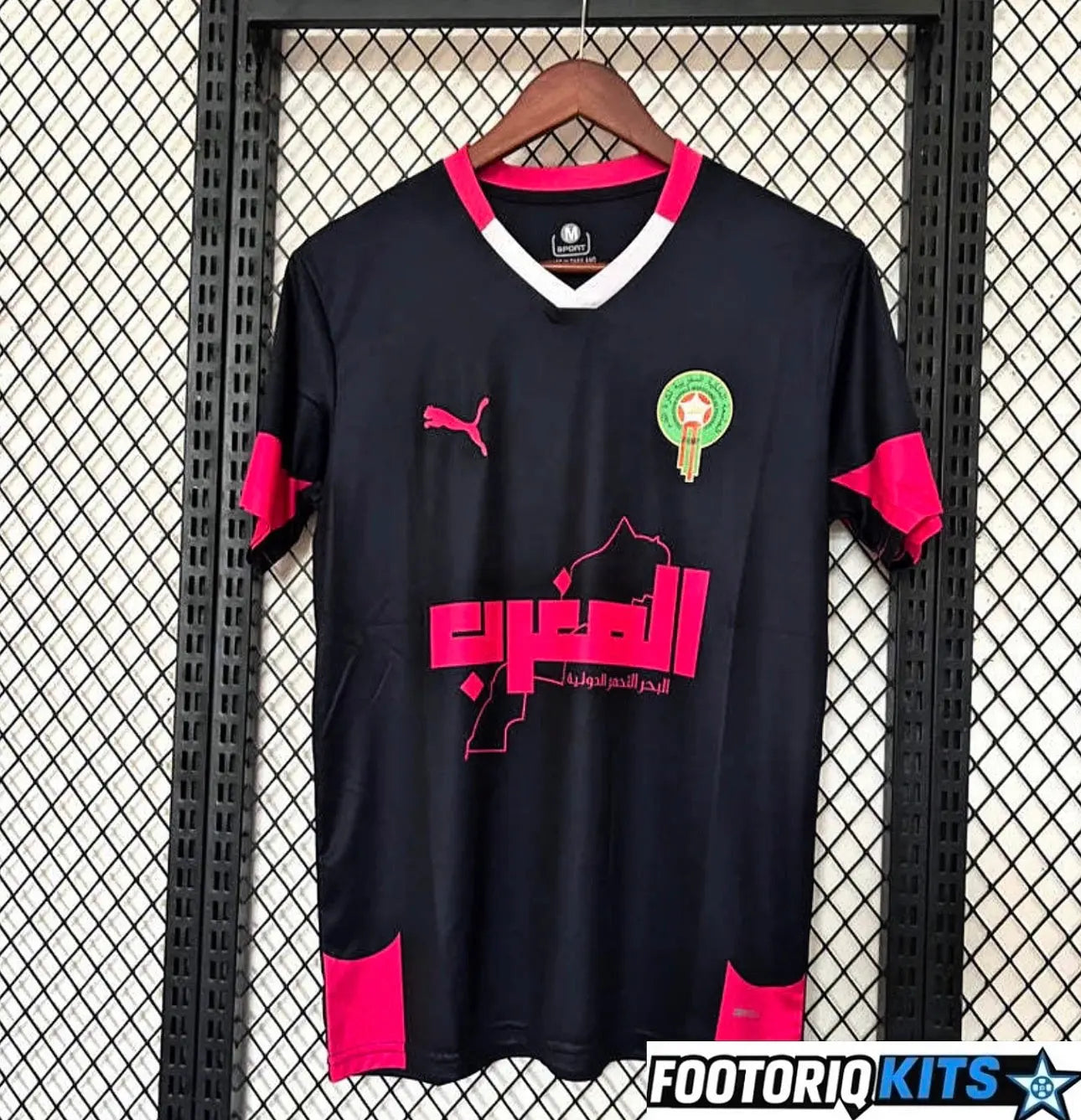 Morocco Concept Black and Pink 25/26 Jersey - Footoriq Kits: The Zone ...