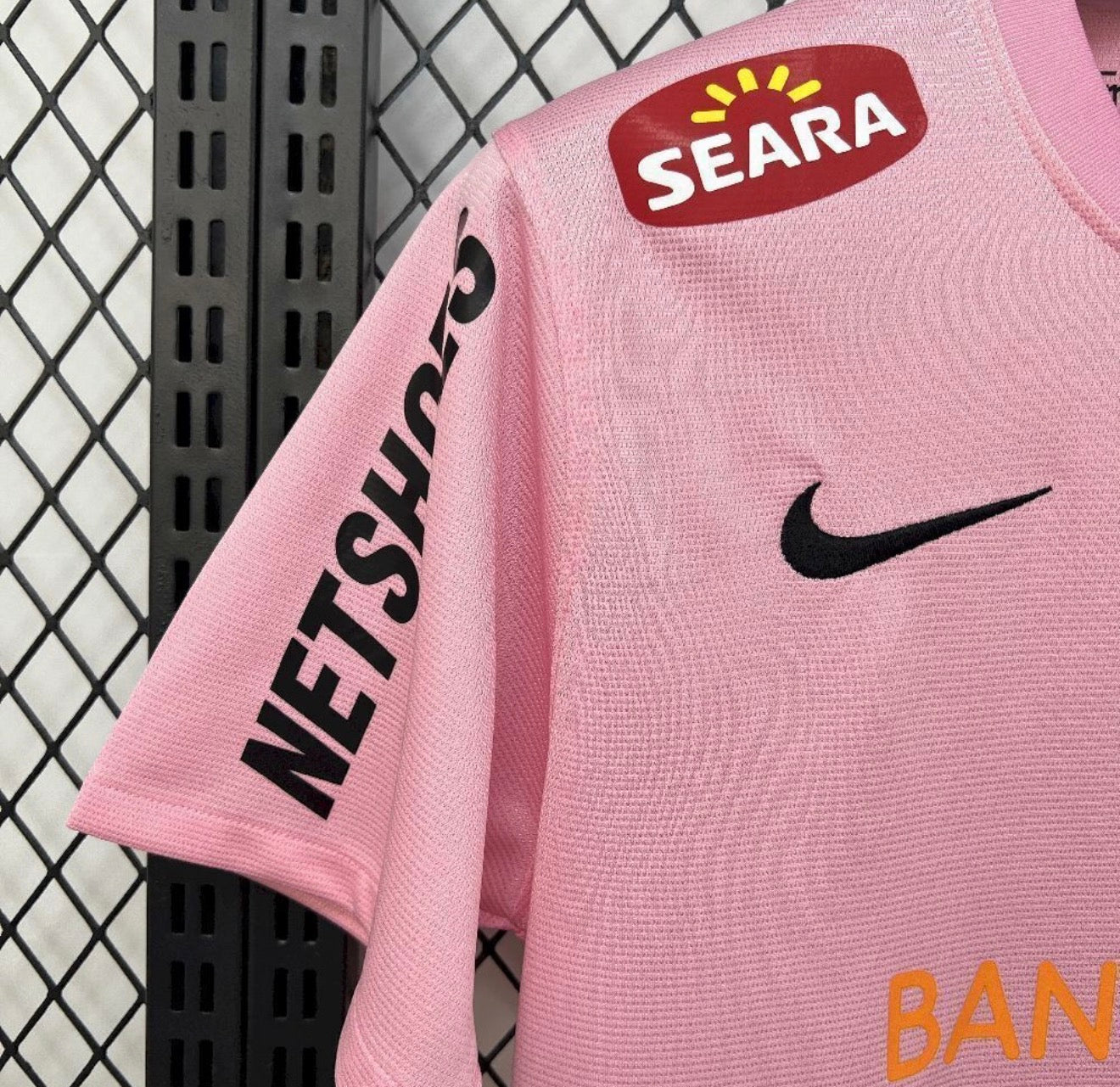 Maillot rétro Santos 11/12 Rose