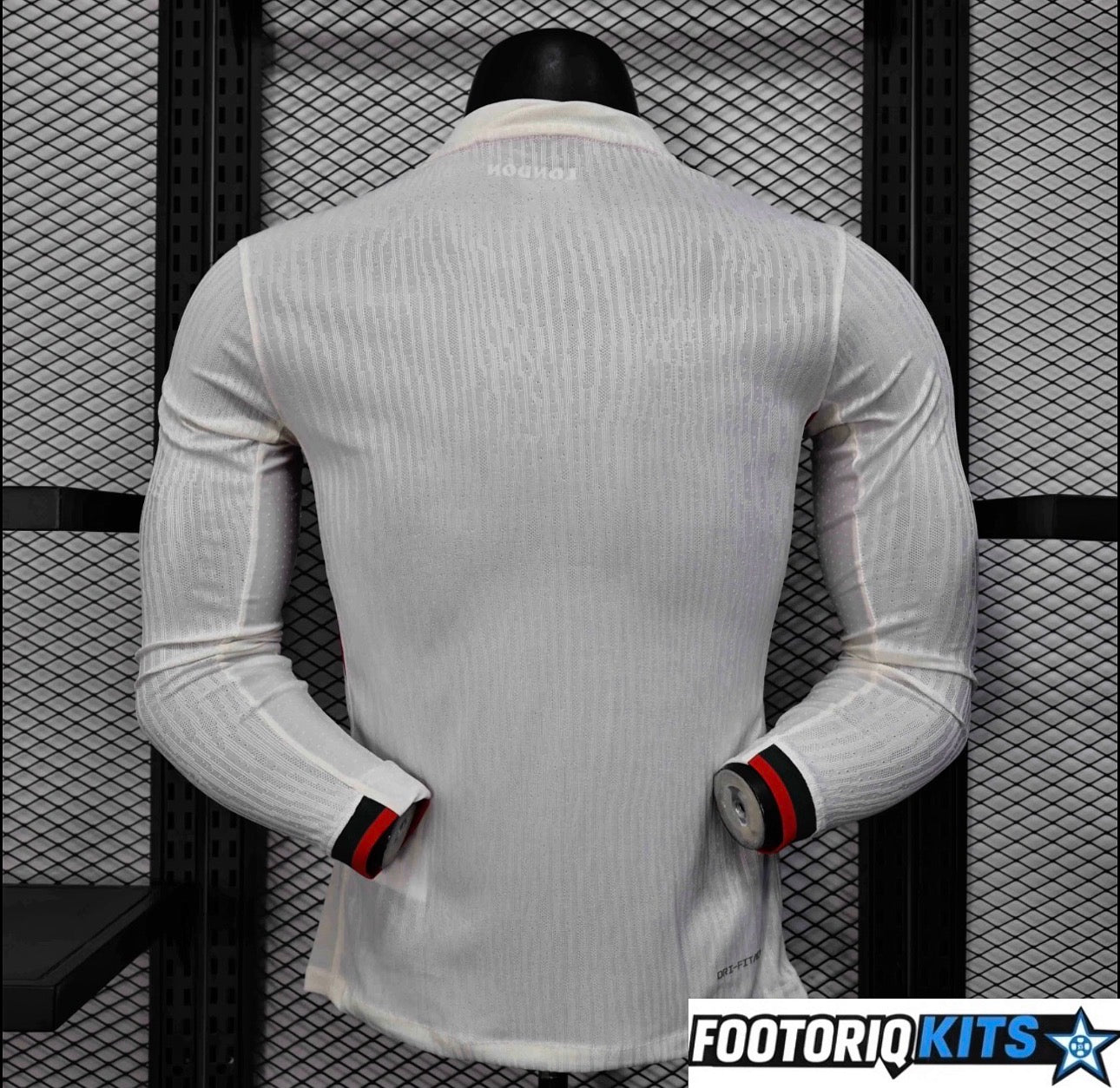 Version Joueur Maillot Manches Longues Chelsea Extérieur Blanc 25/26