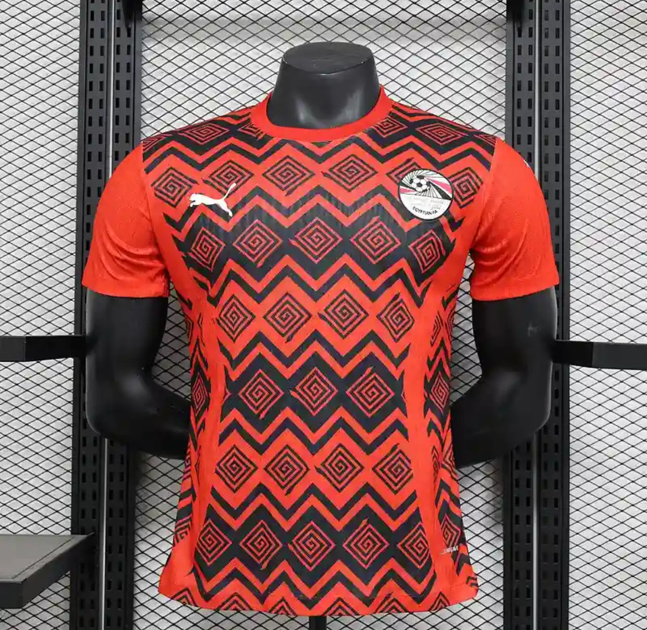 Égypte Maillot Entraînement Rouge et Noir 2025