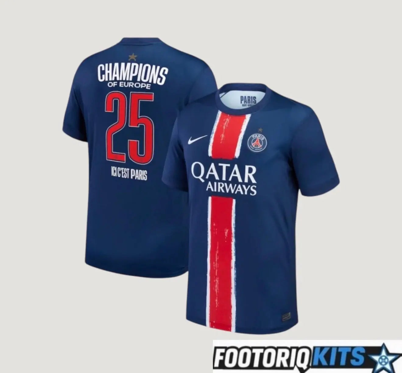 Maillot Paris Saint Germain Champion D'Europe Ma boutique