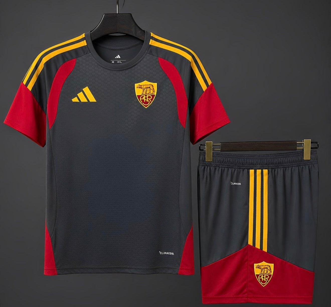 Kit Entraînement AS Rome Gris 2026 Ma boutique