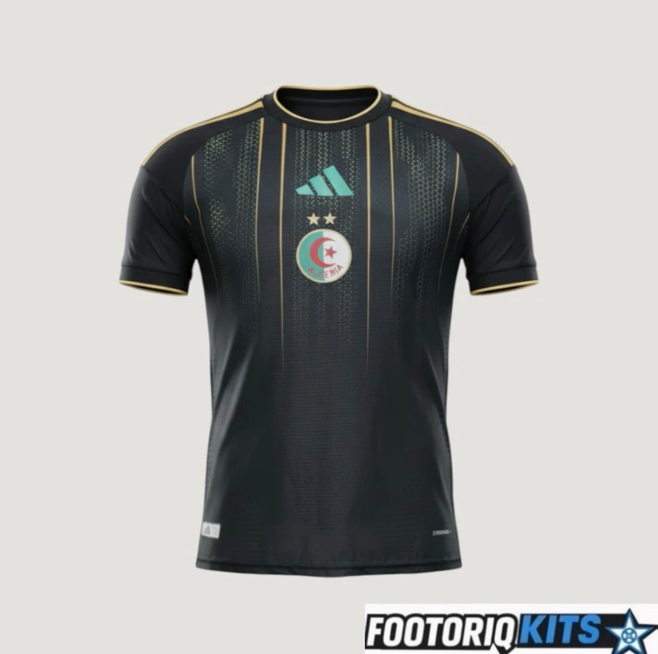 Maillot Algérie Concept Noir 25/26 Fábrica das Tailandesas