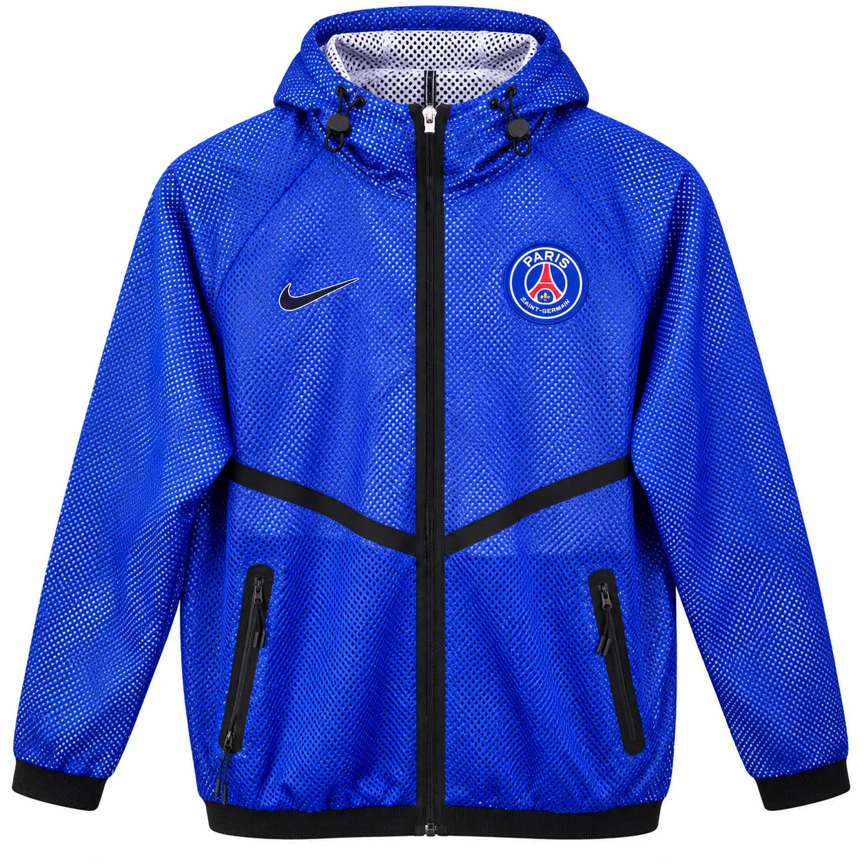 Veste Coupe-Vent à Capuche PSG Bleu Roi 2026/27