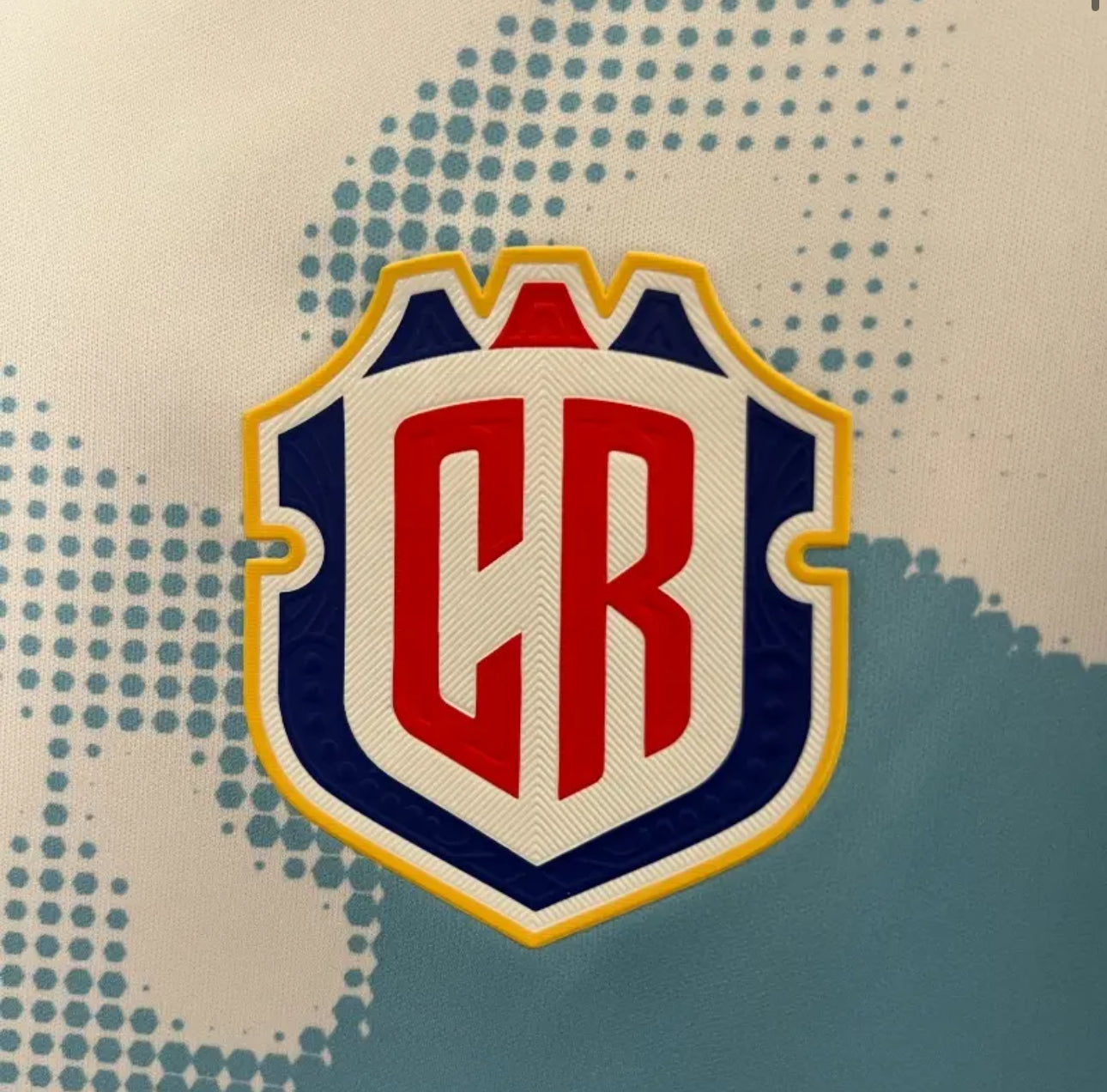 Costa Rica Maillot Extérieur Blanc et Bleu 2024