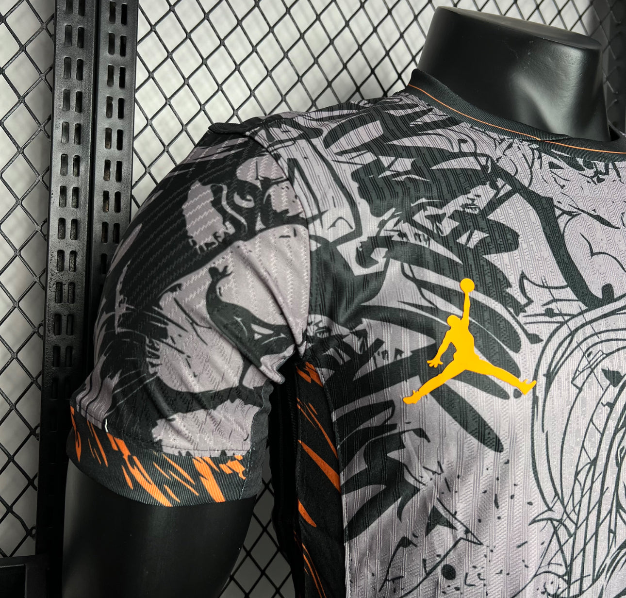 Pays-Bas Maillot Édition Limité Jordan Gris et Noir 24/25