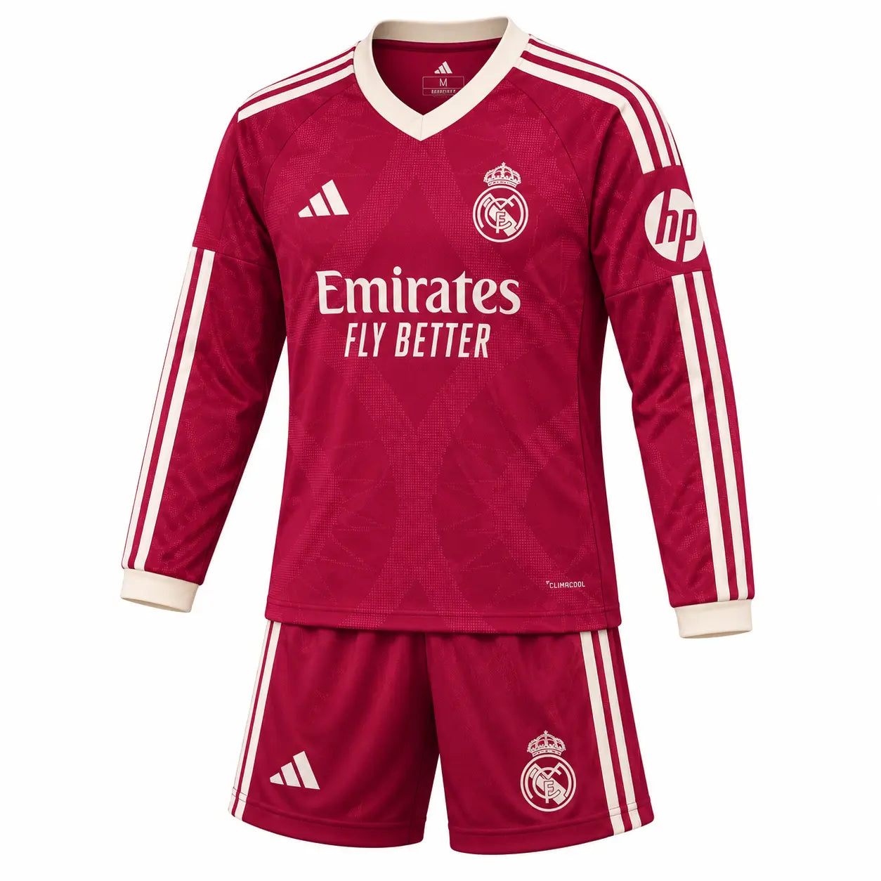 Kit Infantil Manga Larga Real Madrid Tercera 2026/27
