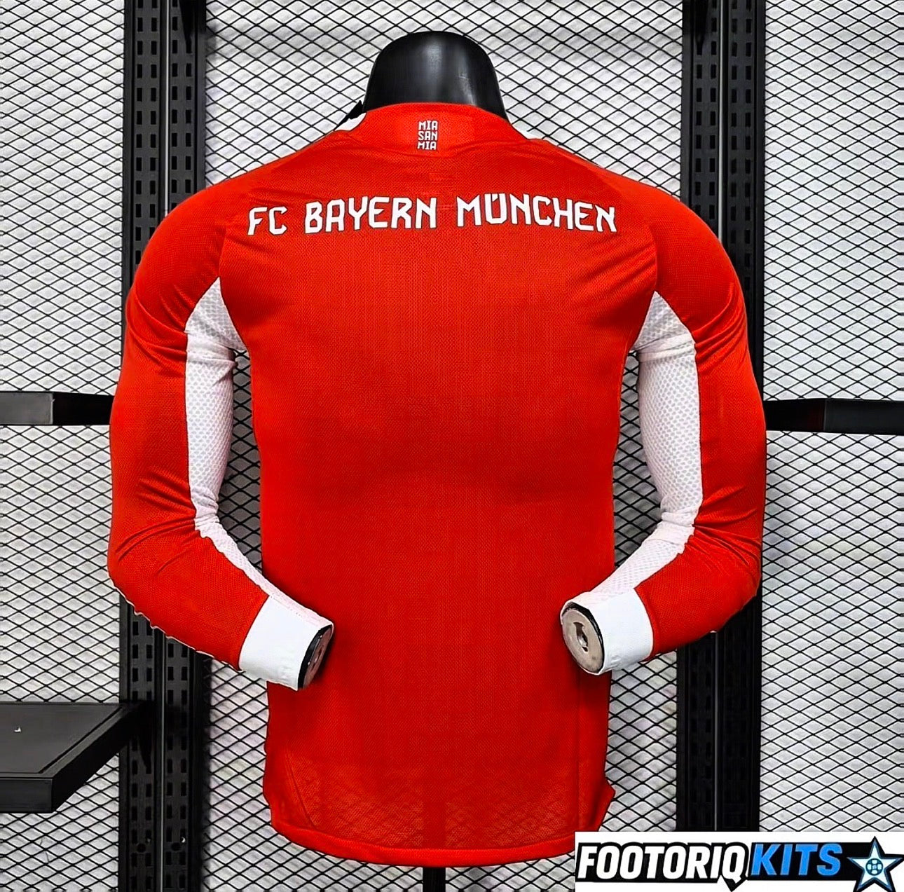 Version Joueur Maillot Manches Longues Bayern Munich Domicile 25/26