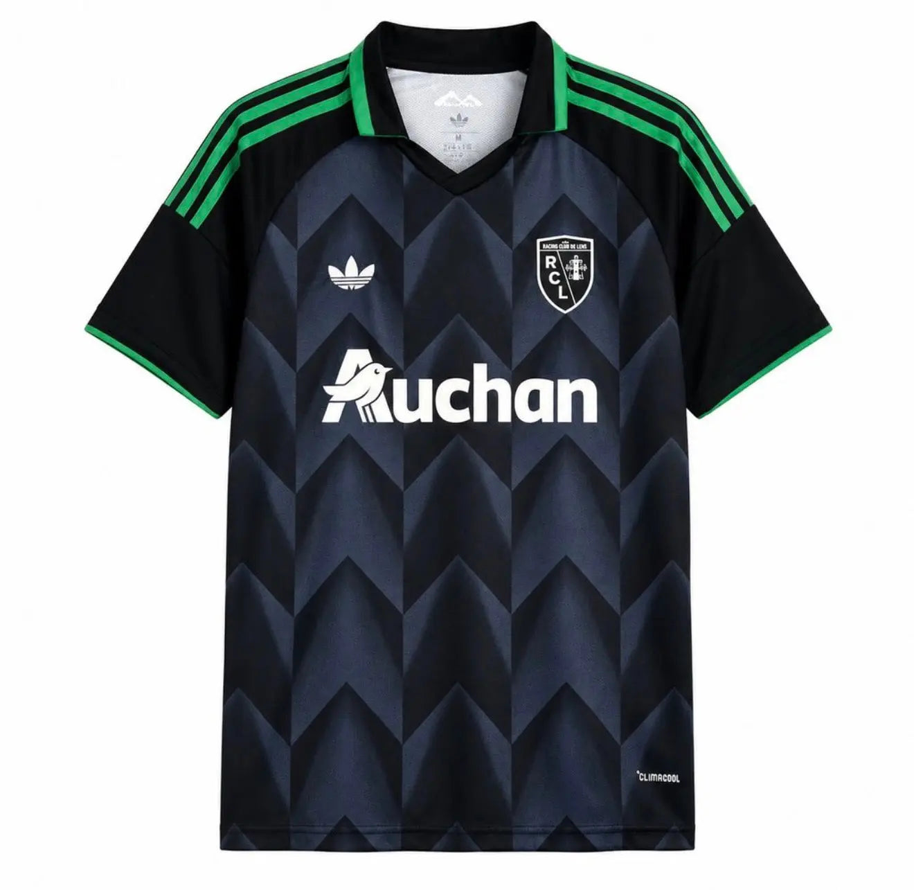 Maillot RC Lens Extérieur 2026 Noir Fábrica das Tailandesas