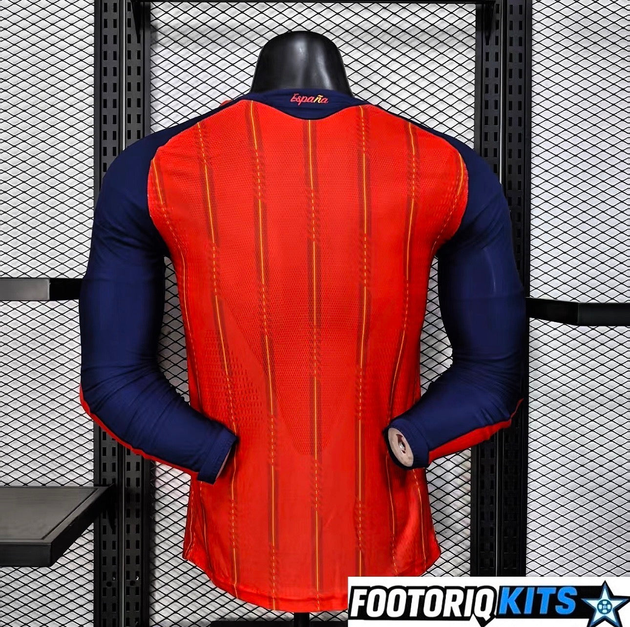 Version Joueur Maillot Manches Longues Espagne Domicile 25/26