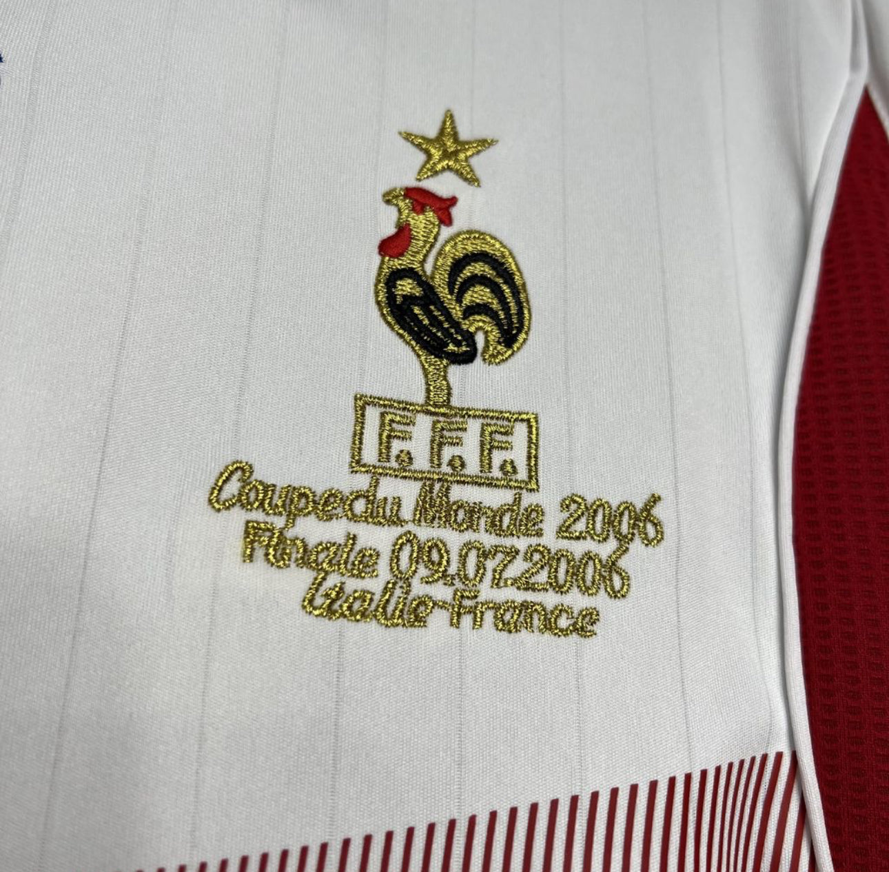 Maillot Rétro France Extérieur 2006 blanc