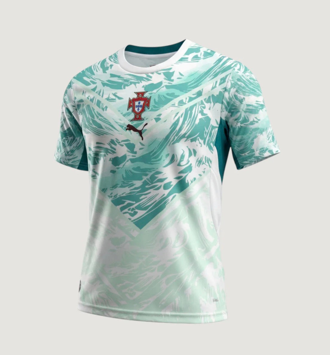 Maillot Portugal Extérieur 2026 Cyan Coupe Du Monde Fábrica das Tailandesas