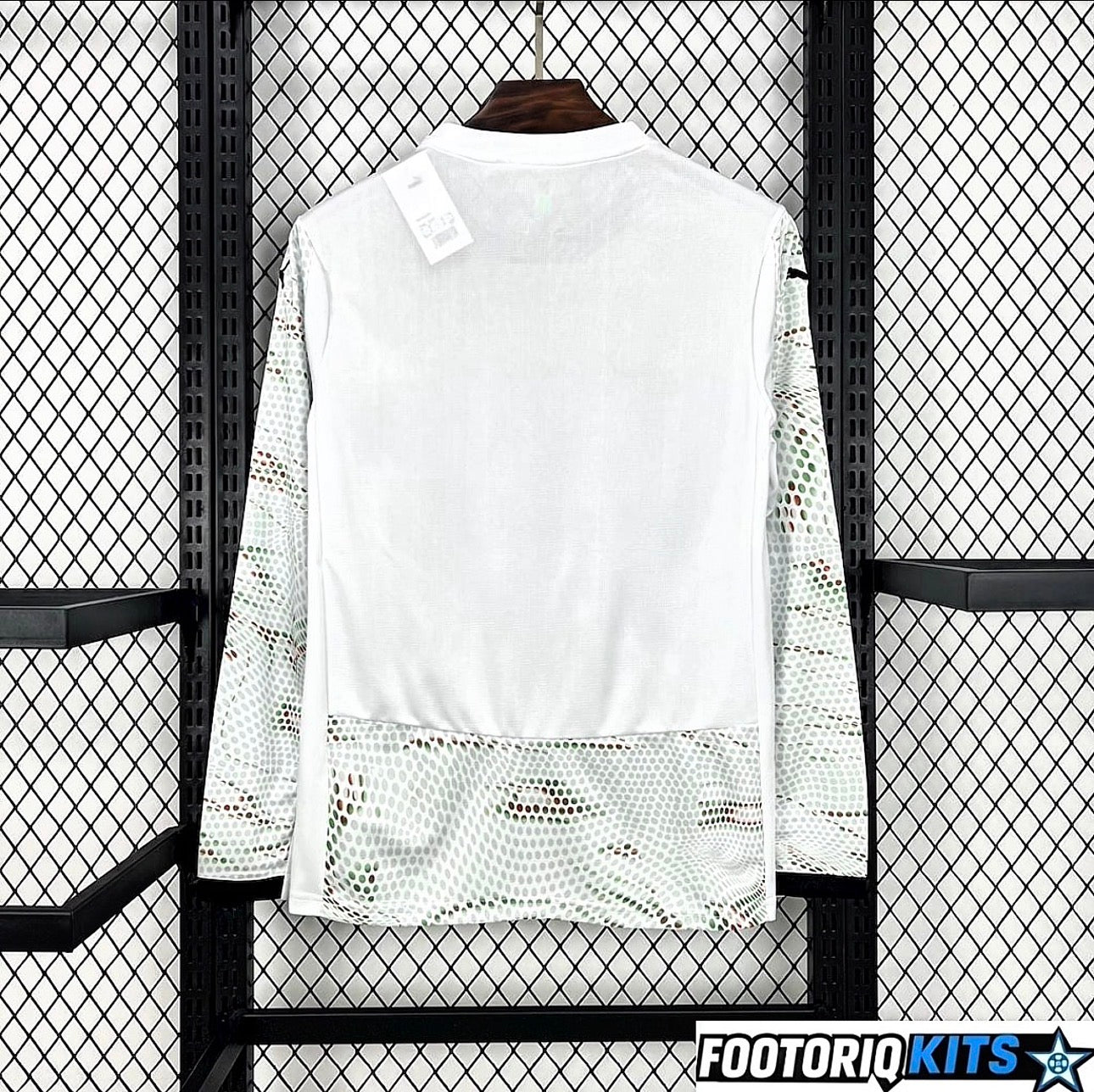 Maillot Manches Longues Portugal Extérieur Blanc 2025