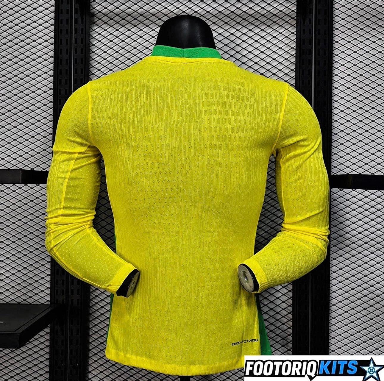 Version Joueur Maillot Manches Longues Brésil Domicile 2025