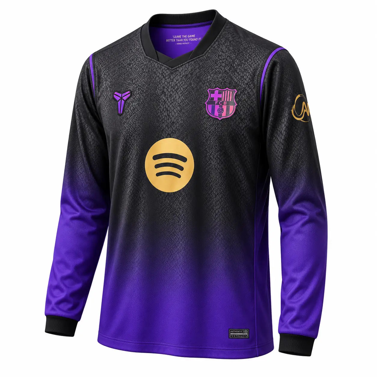 Maillot Manches Longues Barcelone Édition Mamba 2026/27 Fábrica das Tailandesas