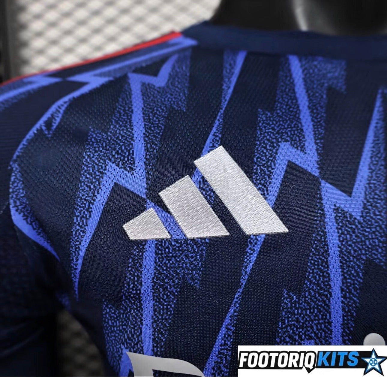 Version Joueur Maillot Manches Longues Arsenal Extérieur Bleu 25/26