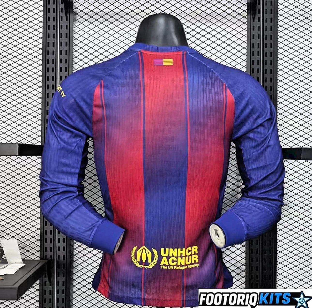 Version Joueur Maillot Manches Longues FC Barcelone Domicile 25/26