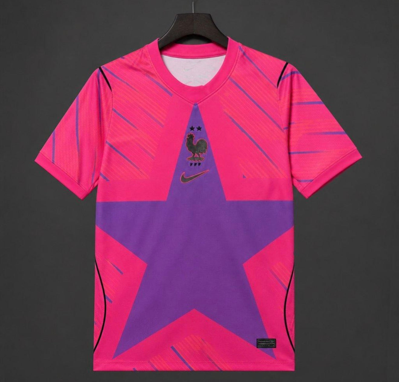 Maillot France Rose 2026 CDM Fábrica das Tailandesas
