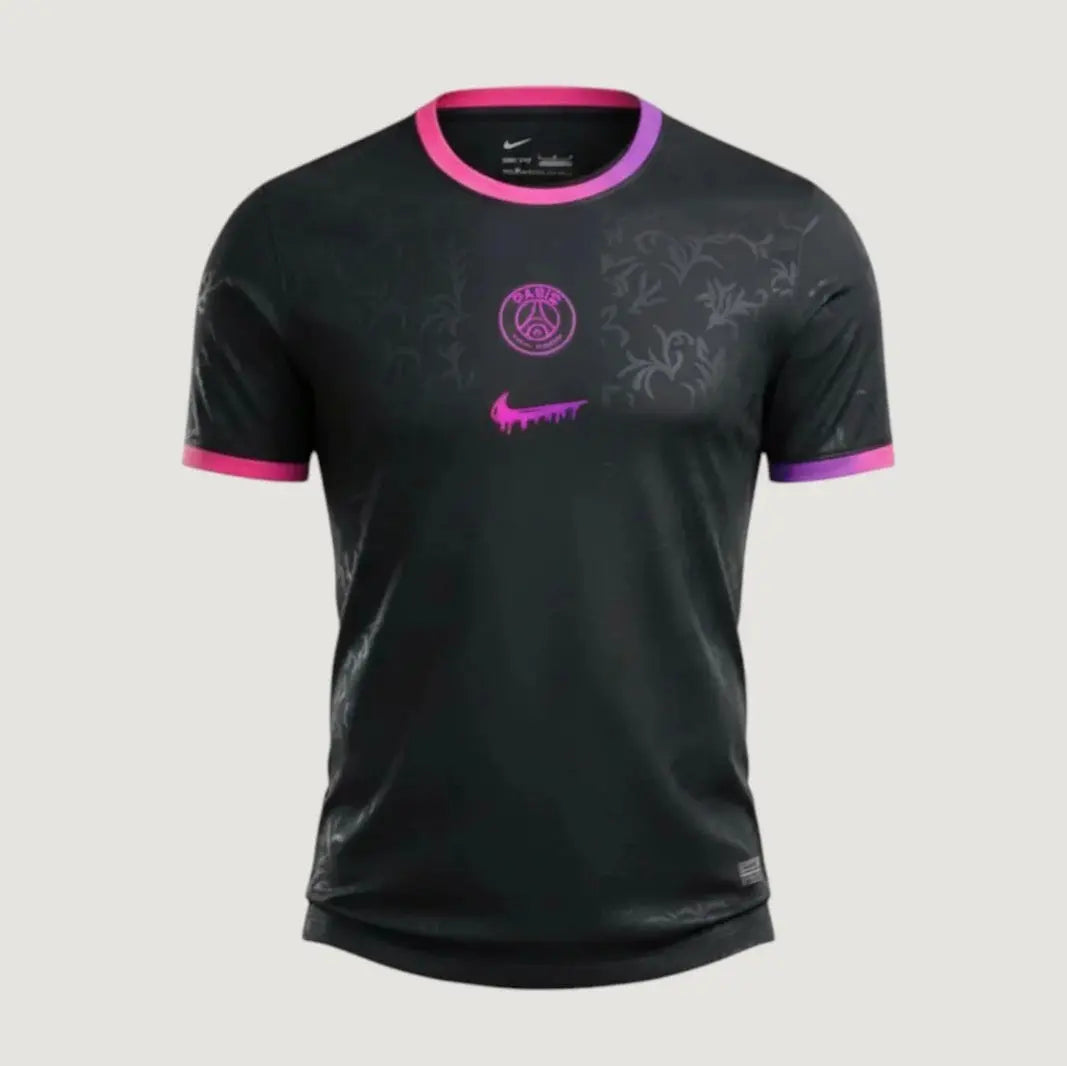 Maillot PSG Concept Noir Violet 2025 Ma boutique