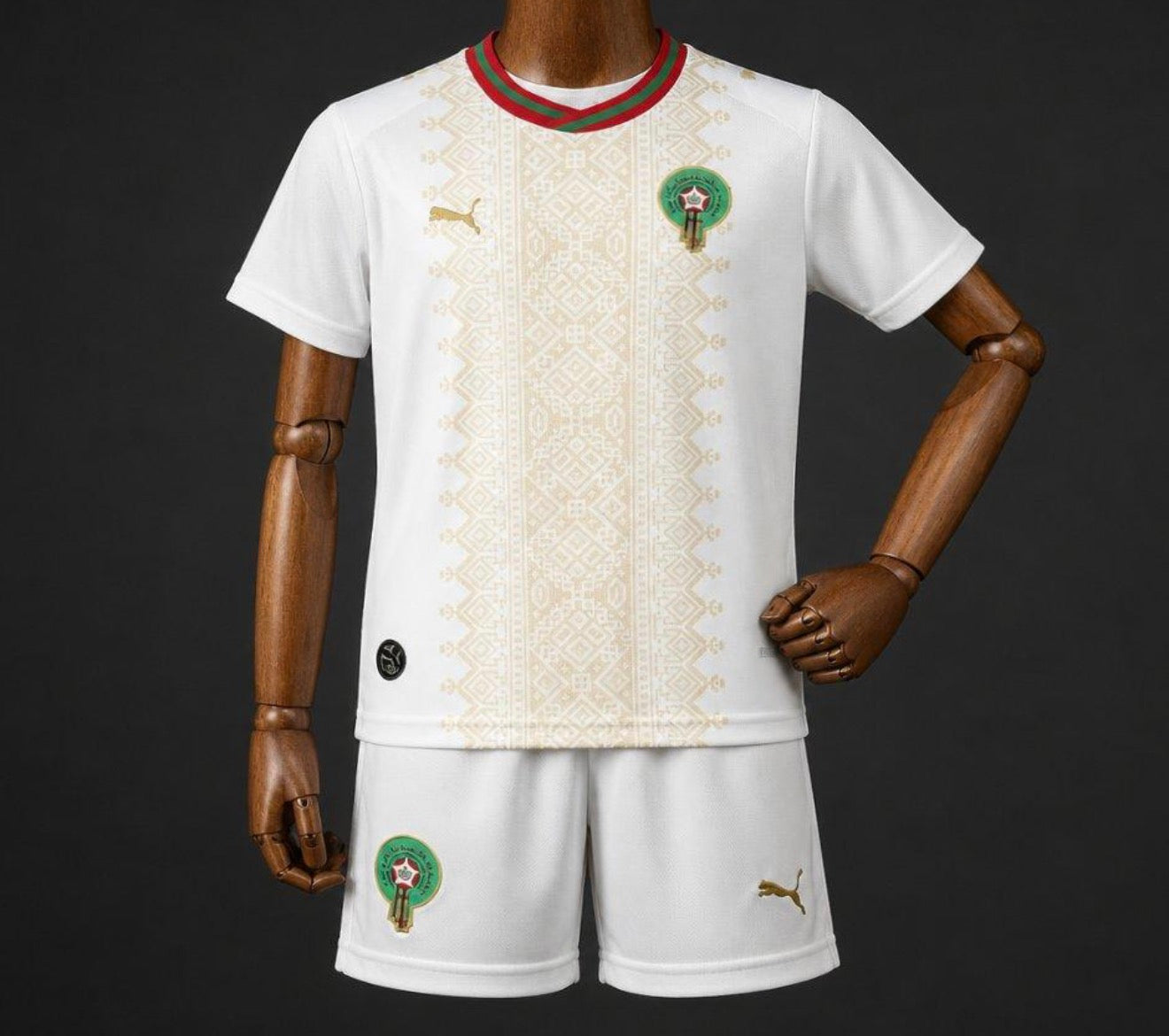 Maillot Enfant Maroc Extérieur 2026 CDM Fábrica das Tailandesas