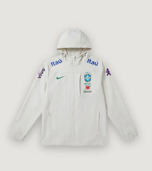 Veste Coupe-Vent Brésil Blanc 2026