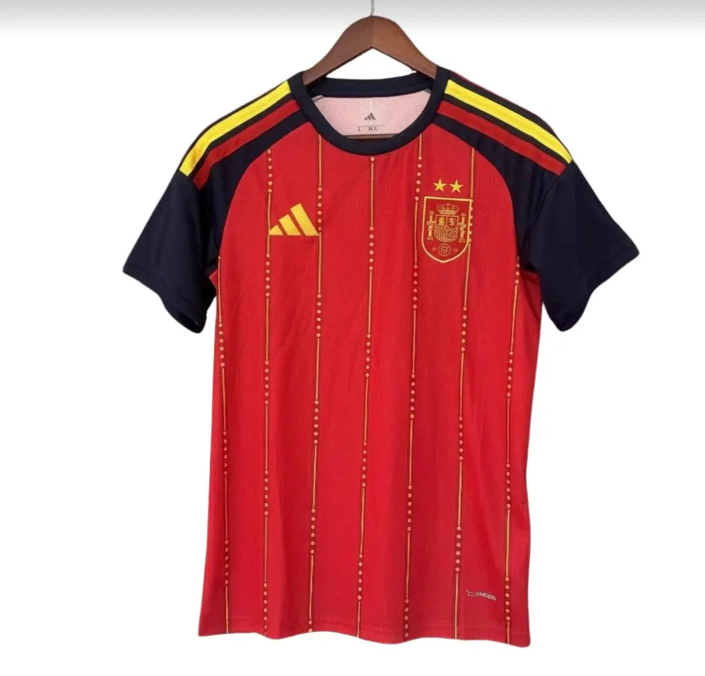 Maillot Espagne Domicile 2026 CDM 2 Étoiles Fábrica das Tailandesas