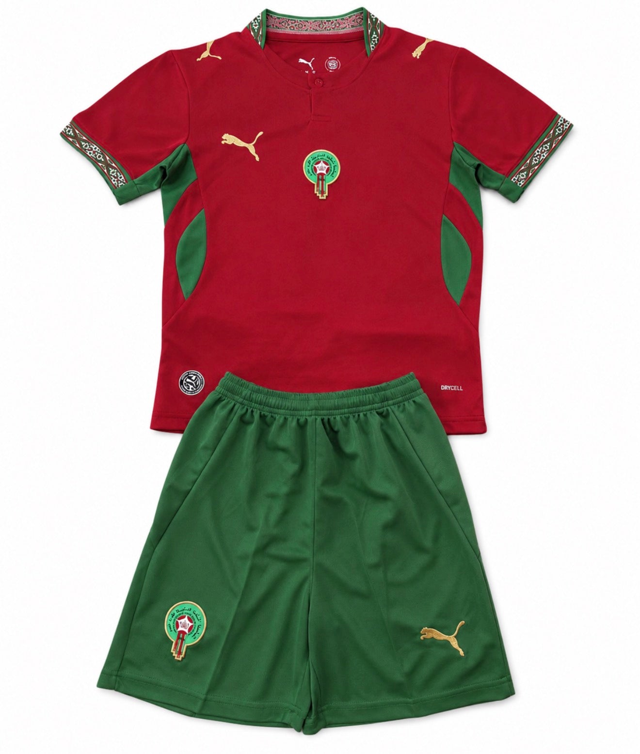 Maillot Enfant Maroc Domicile 2026 CDM Fábrica das Tailandesas