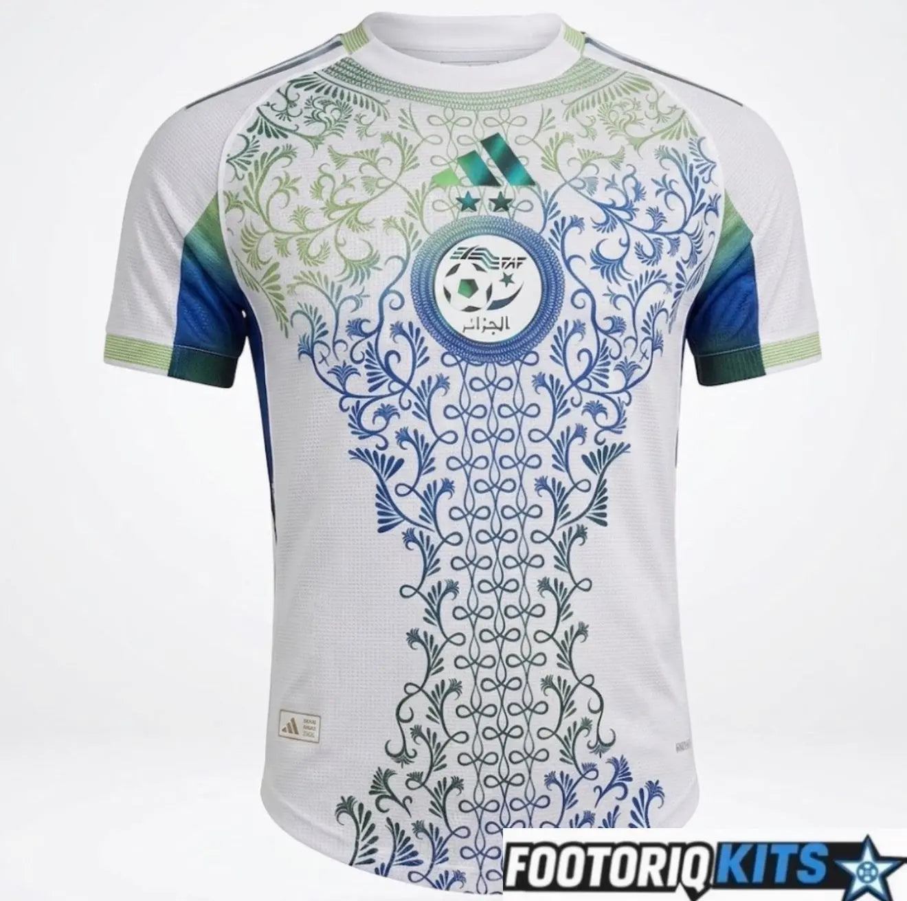Maillot Algérie Concept 2024/2025 Version Player Blanc et Bleu Ma boutique