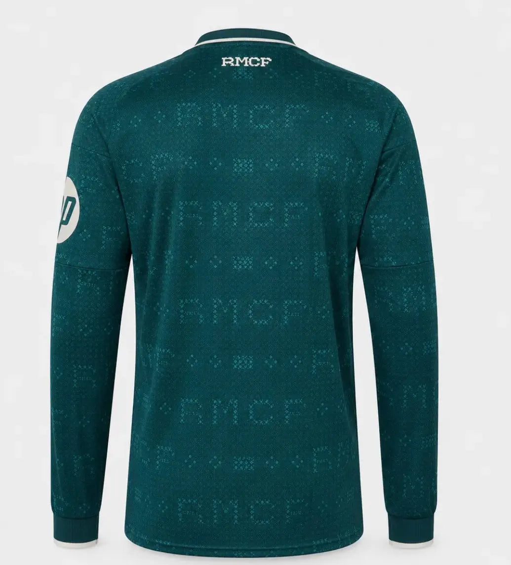 Maillot Real Madrid Extérieur 2026 Manches Manches Longues Fábrica das Tailandesas