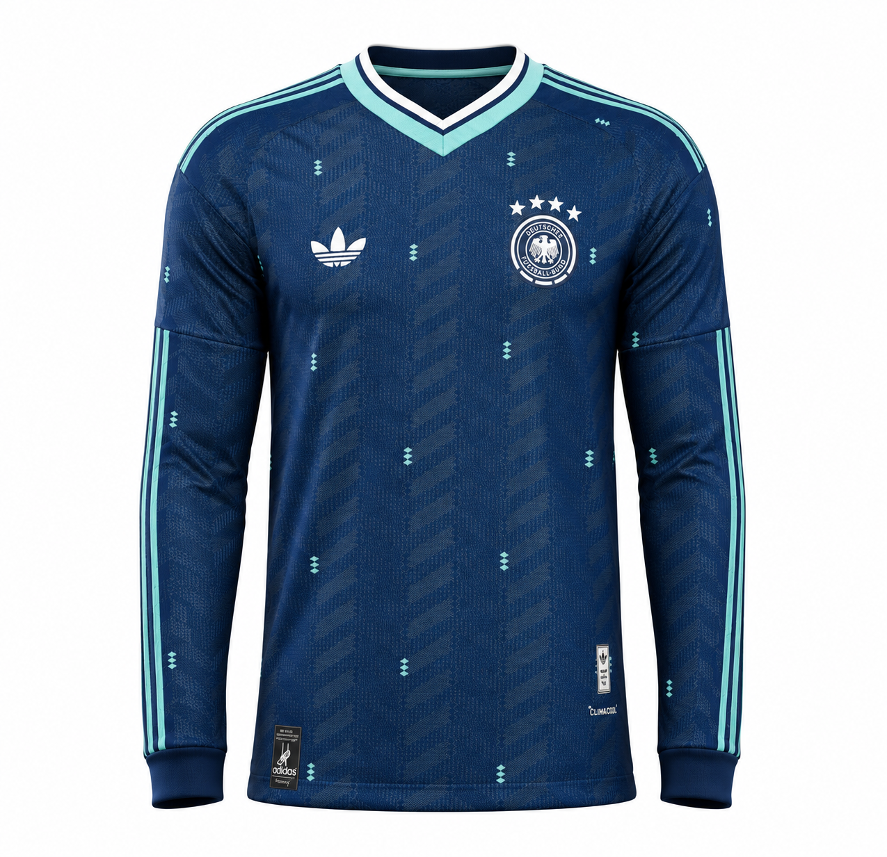 Maillot Manches Longues Allemagne Extérieur 2026 CDM Player Fábrica das Tailandesas