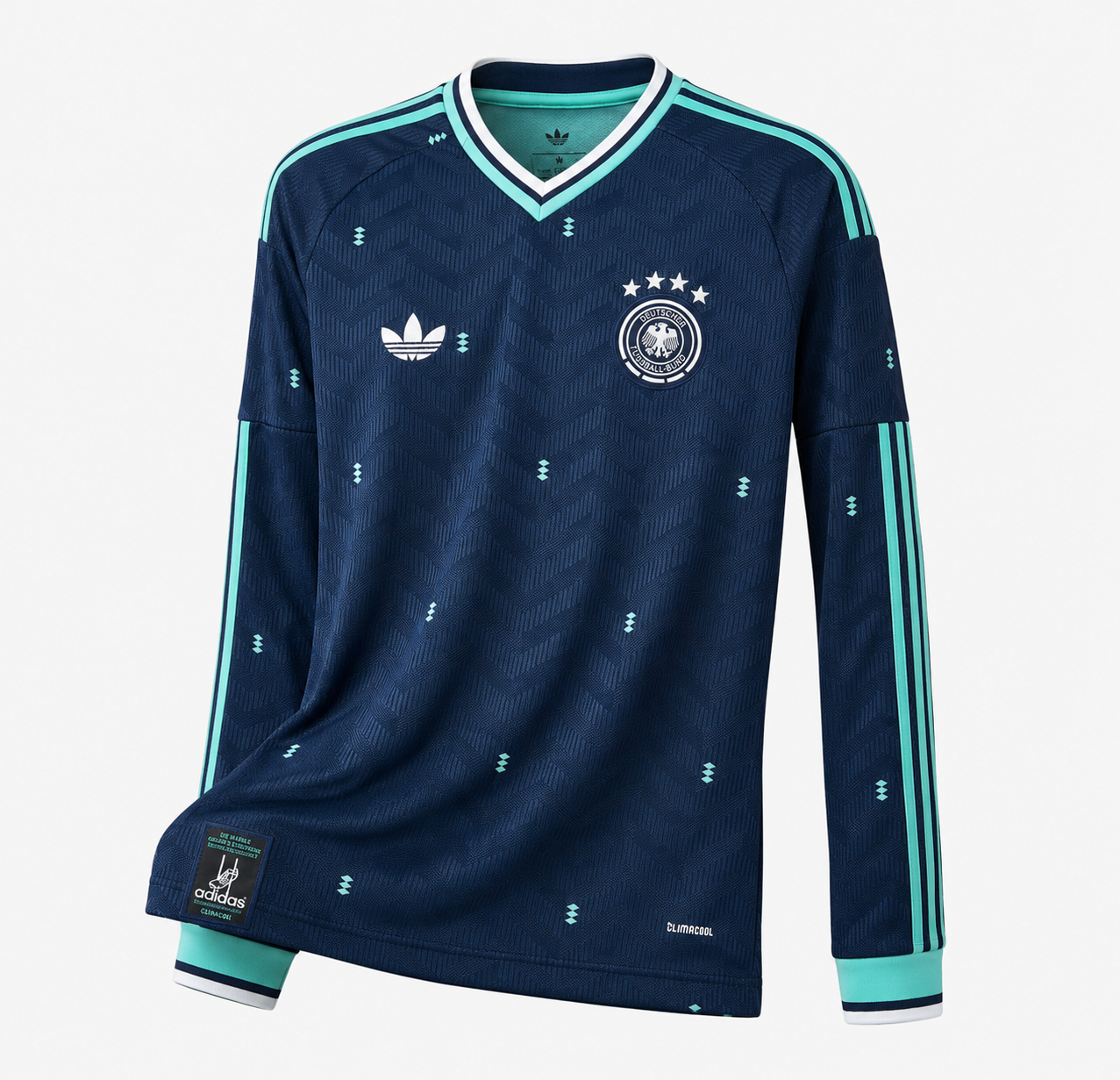 Maillot Manches Longues Allemagne Extérieur 2026 CDM Fábrica das Tailandesas