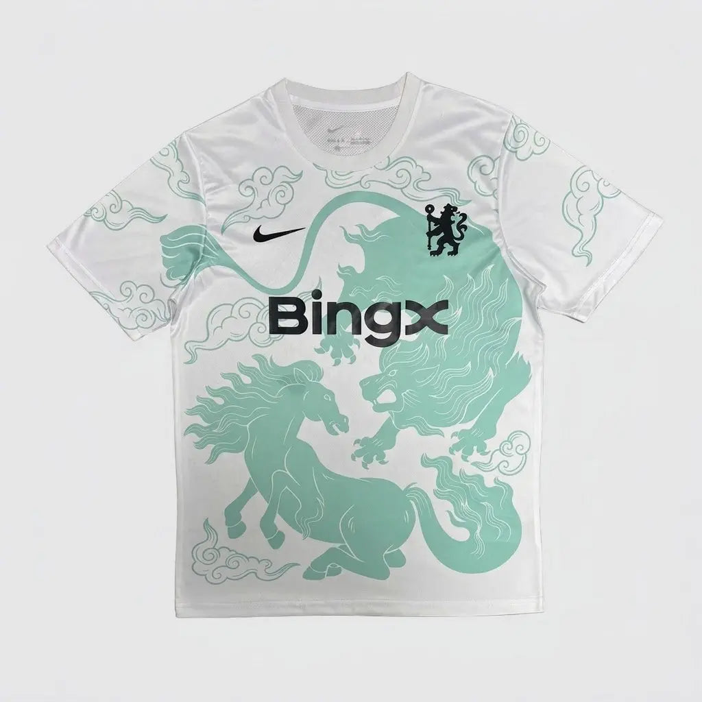 Maillot Chelsea Pré-match 2026/27 Fábrica das Tailandesas