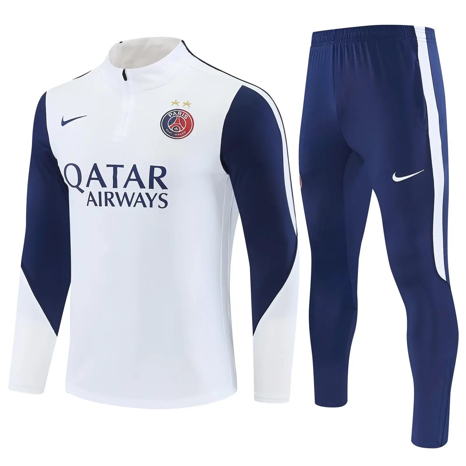 Kit Survêtement PSG Blanc et Bleu Marine 2026/27