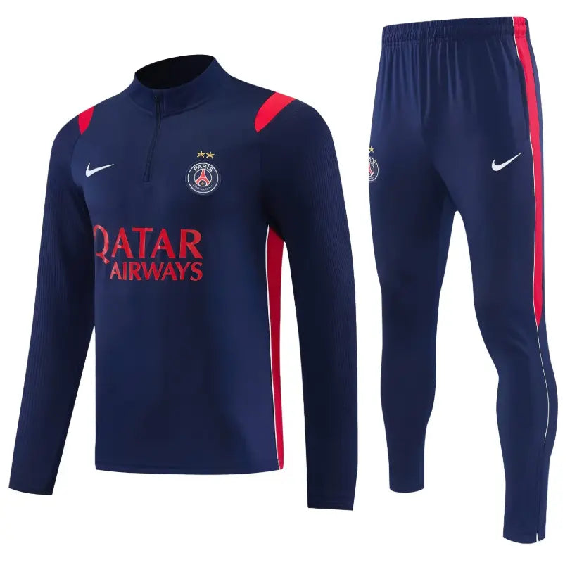 Kit Survêtement PSG Bleu Marine et Rouge 2026/27