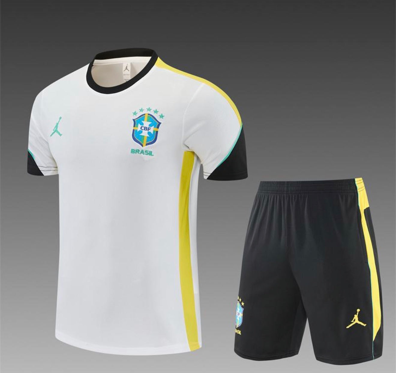 Kit Entraînement Brésil Jordan Blanc 2026 Ma boutique