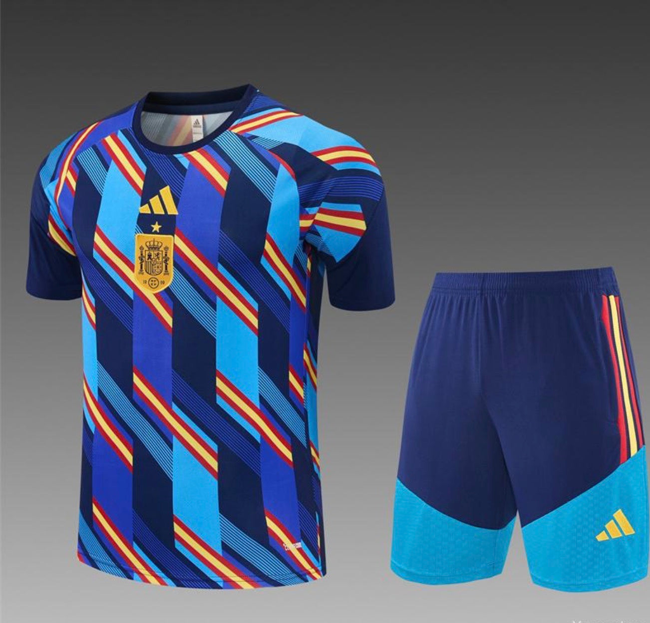 Kit Entraînement Espagne Bleu Rouge 2025 Ma boutique