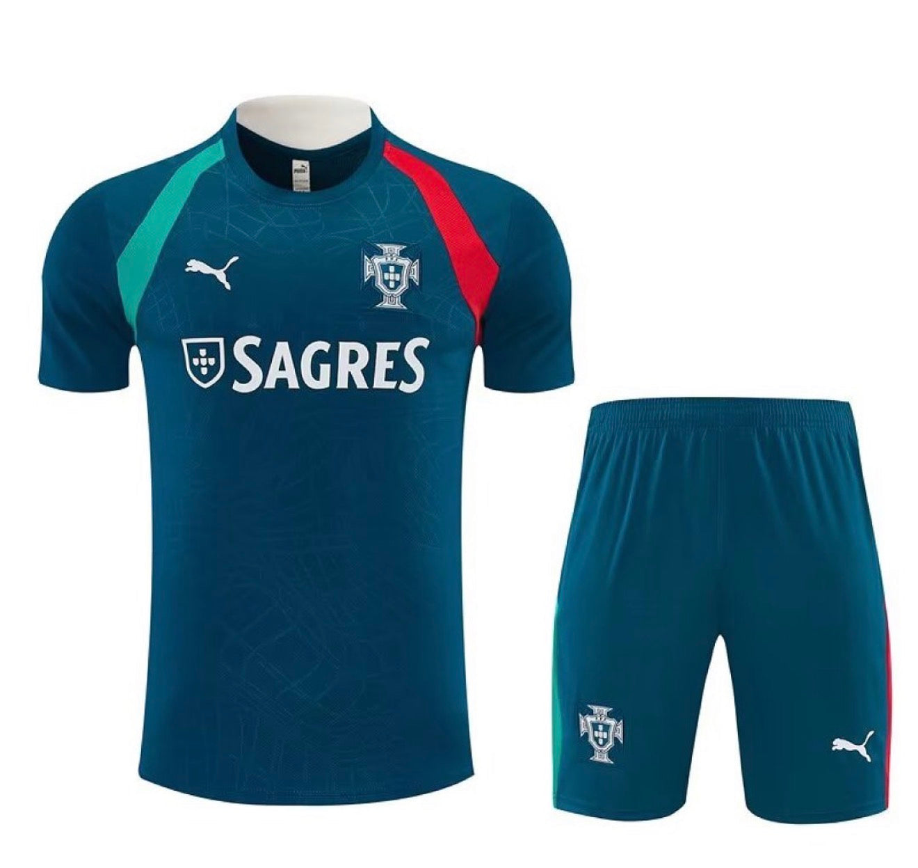 Kit Entraînement Portugal Bleu Vert 2026 Ma boutique