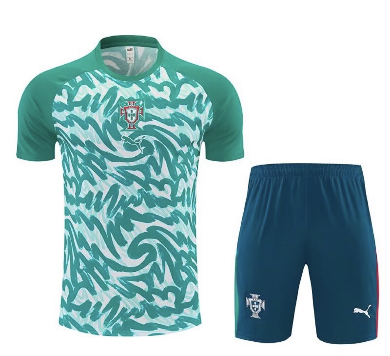 Kit Entraînement Portugal Bleu Cyan 2026 Ma boutique